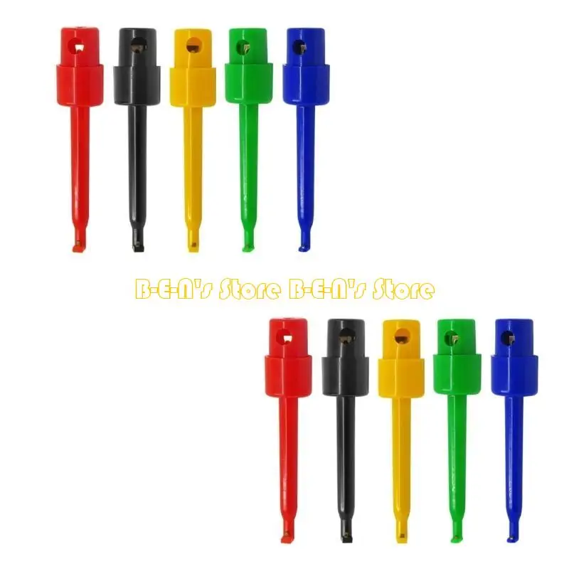 Y1AD Spring Loading Test Hook Clip with Anti Short Circuits Design Accuracy Circuits Testing For Secure Multimeter Connection