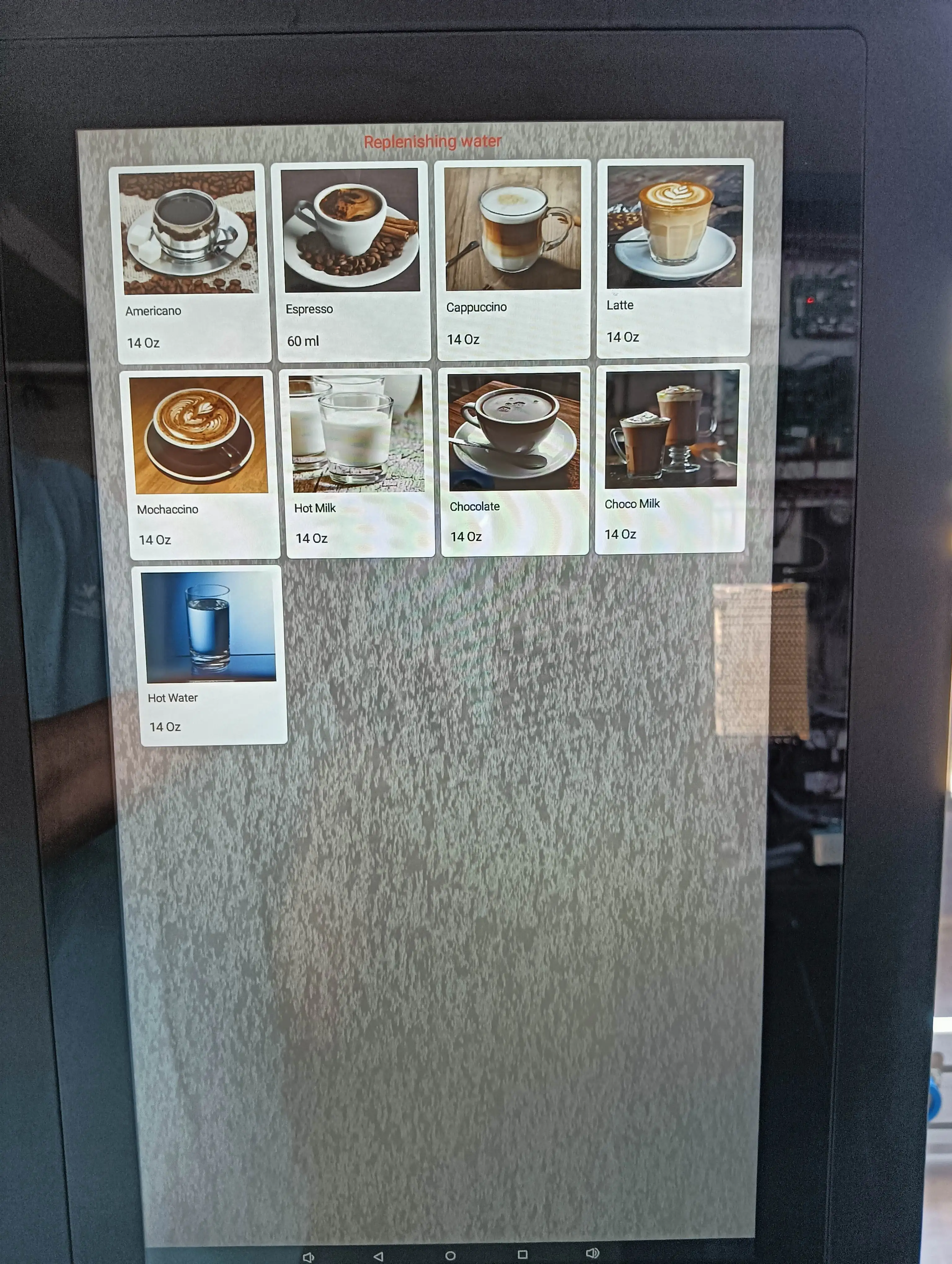 408D SUPIN Payment System Supported Freshly Ground Espresso Coffee Vending Machine With Big Powder Canisters and Full Screen
