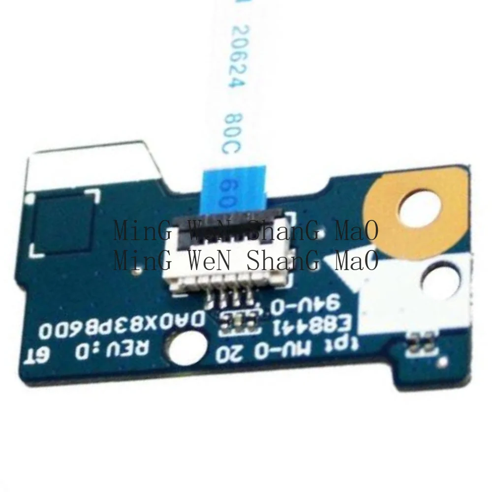 Placa de interruptor de encendido para portátil HP ProBook 450 G4 455 G4 470 G4, placa pequeña de encendido con tecla de interruptor DA0X83PB6D0
