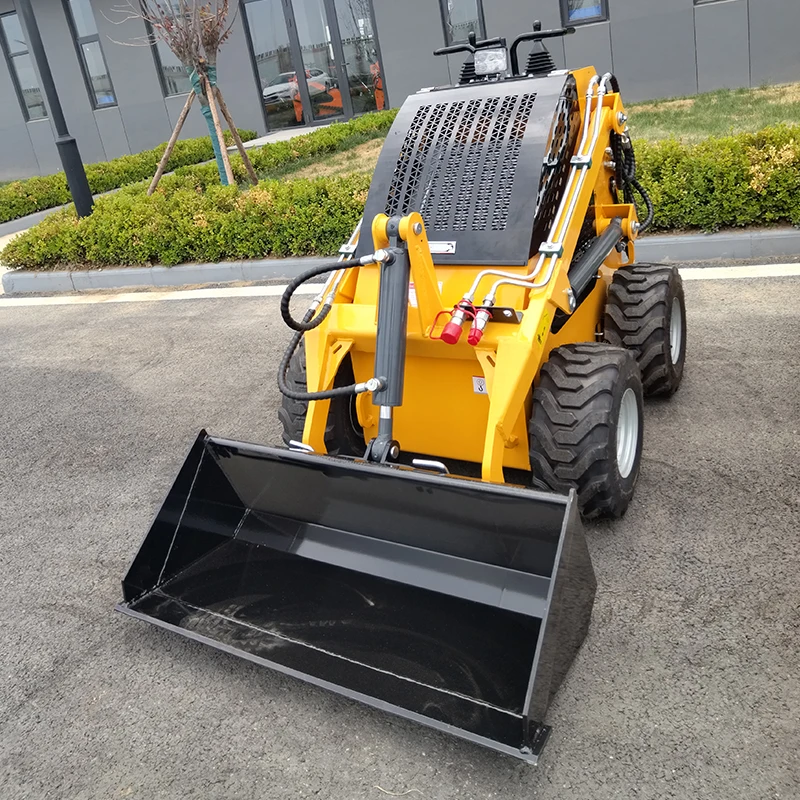 공장 직판 스키드 스티어 로더 가정용 상업용 고효율 CE EPA 유로5 스키드 스티어 로더 다기능