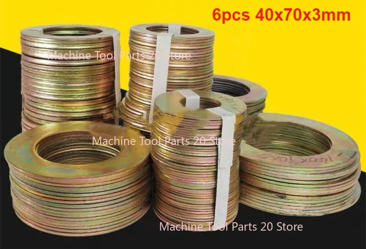 

6 шт. 40 мм x 70 мм x 3 мм ковш-штифт прокладка железный экскаватор мини-погрузчик для Cat Bobcat