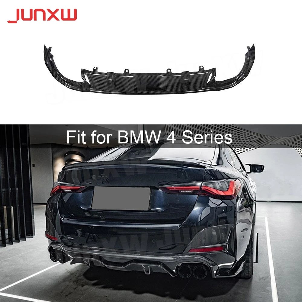 

Dry Carbon Fiber FRP Rear Bumper Lip Diffuser Spoiler Car Bodykits Accessories Styling for BMW 4 Series G26 M Sport Sedan 2020+