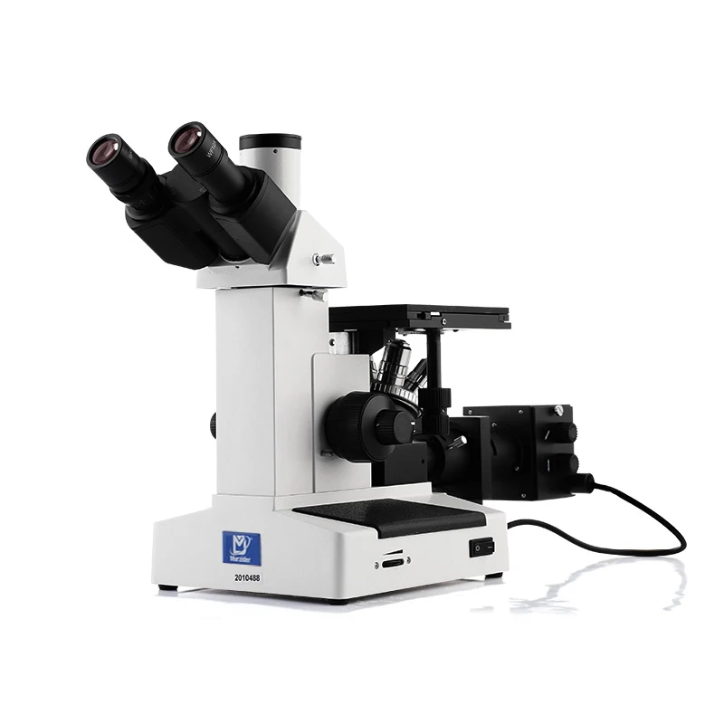 Three-eye inverted metallographic research for metallographic structure analysis Metallographic microscope of various materials