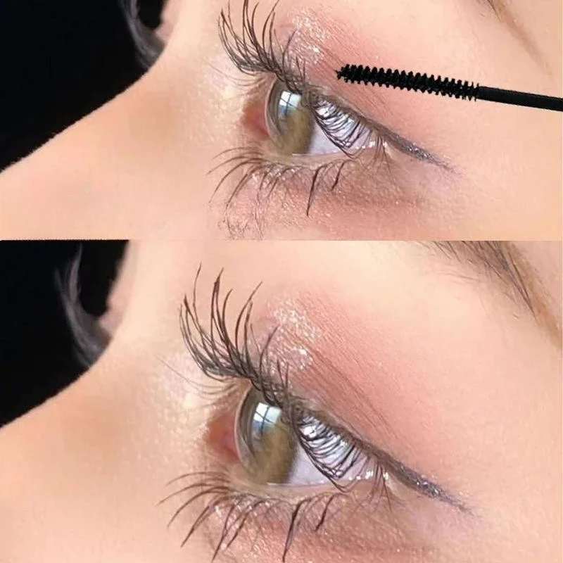หัวดํามาสคาร่า ULTRA-Fine แปรงขนาดเล็กยาว 3D Lash Eyelash EXTENSION Eye Lashes ยาวสวมใส่มาสคาร่าสีดํา