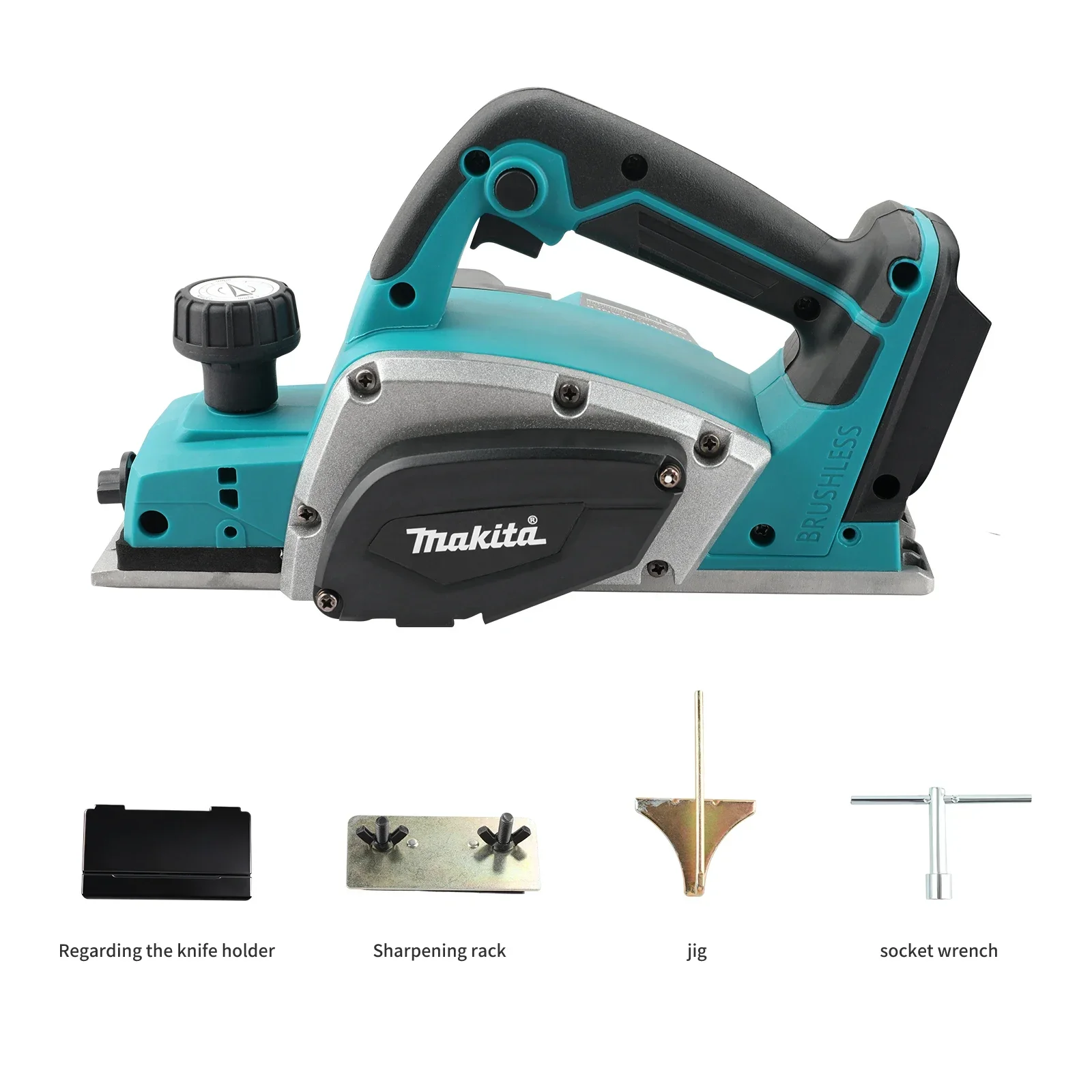 New 2025 Makita Electric Planer - Household Handheld Woodworking Planer - Multi functional Electric Tool with Polishing Function image 3