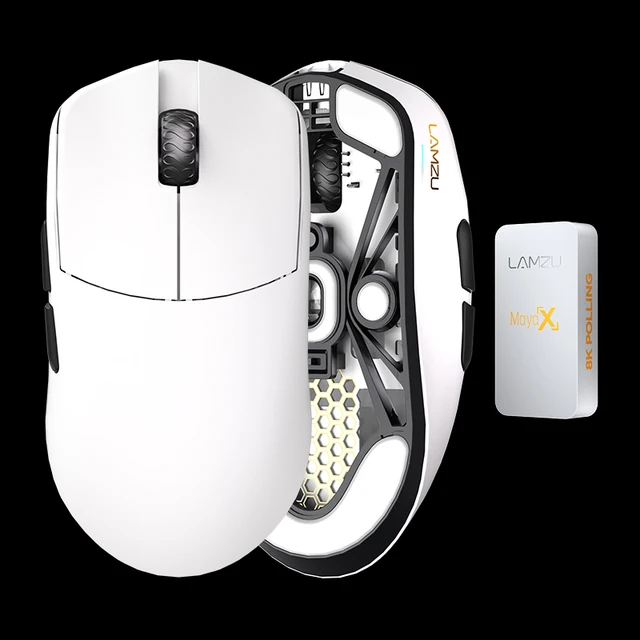 Mouse para jogos LAMZU MAYA X (dongle 8K incluído, compatível com