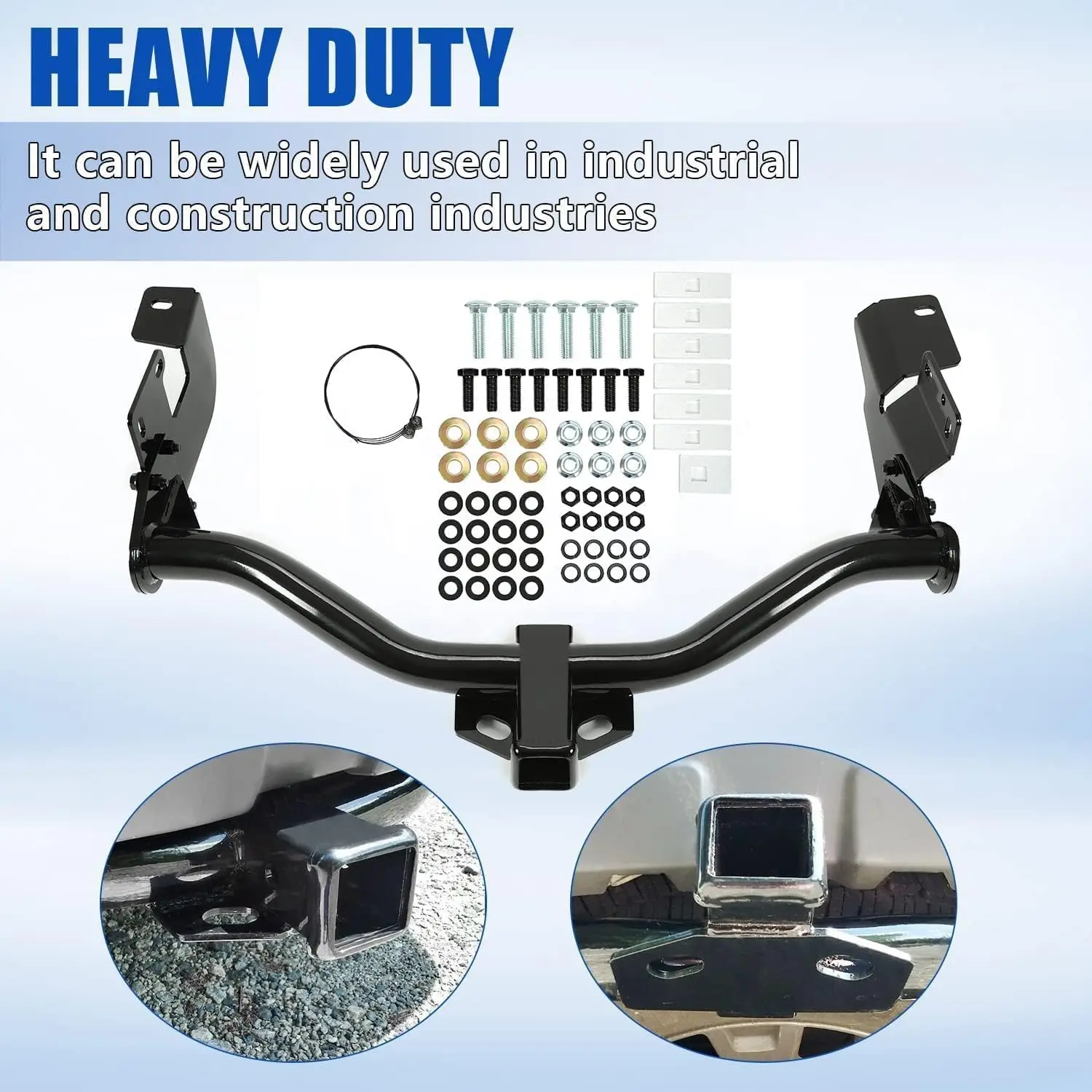 Trailer Hitch for 2005-2012 Ford Escape Tribute and 2005-2011 Mercury Mariner, Steel, 2\