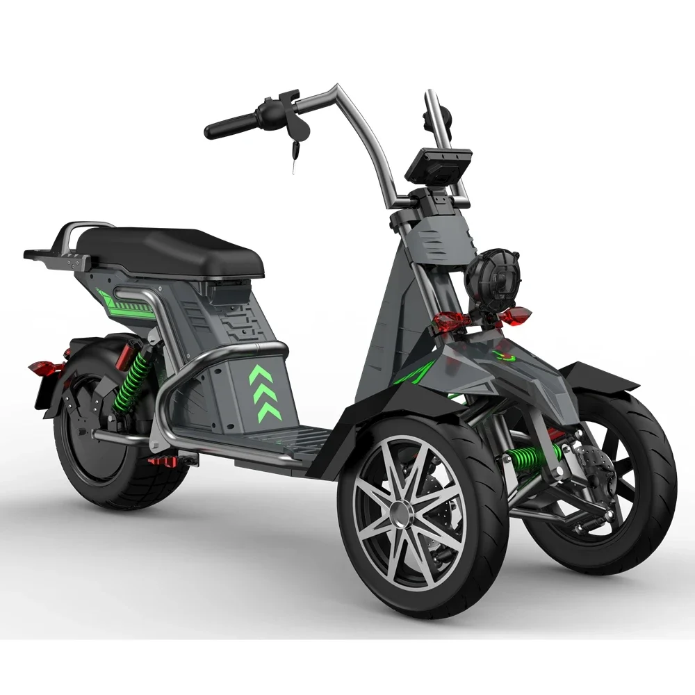 Electric Passenger Tricycle Rooder EEC 3 Wheel Electric Scooter Electric Motorcycle 2000W 3000W Motorcycle