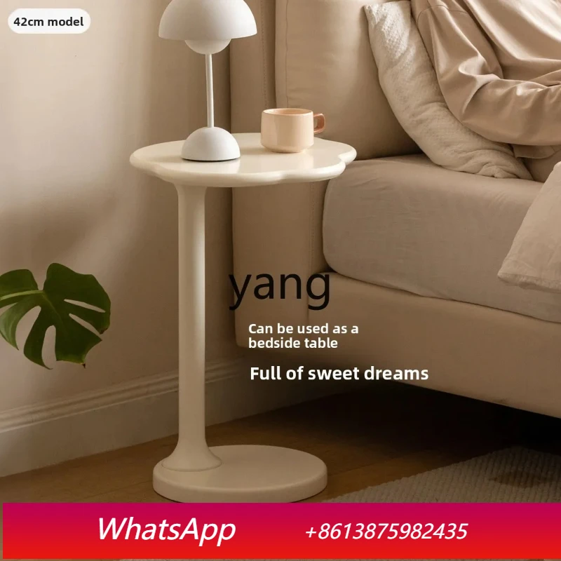 

LH solid wood edge few bedrooms bedside cream wind corner few small apartment simple table