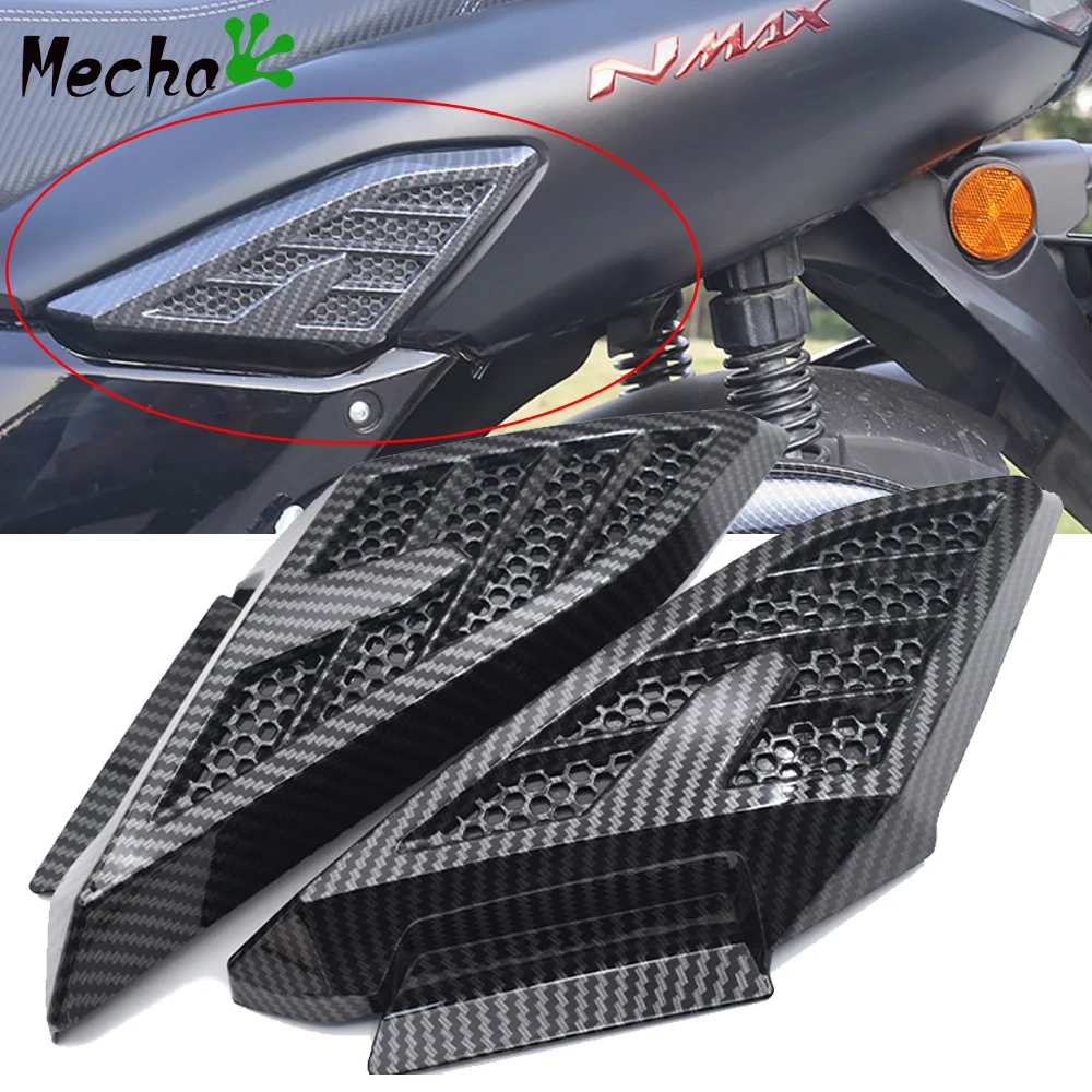 Para Yamaha Nmax155 NMAX125 N MAX 155 Nmax 155 125 2020-2023 Protector lateral trasero de motocicleta cubierta decorativa Protector de carcasa