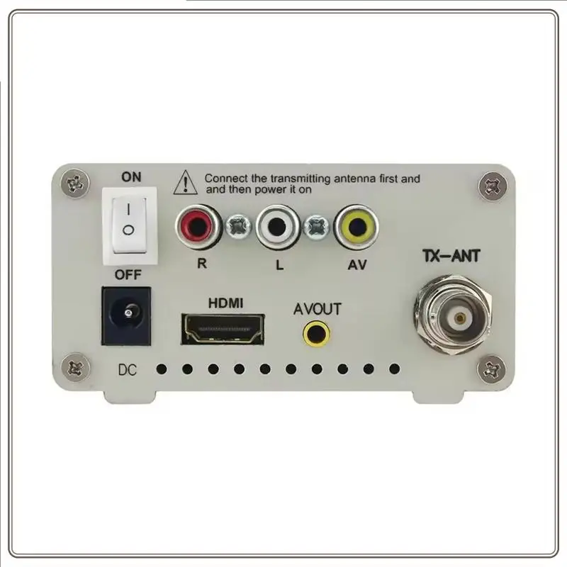 

Reliable-TV-TX200 Analog TV Transmitter VHF/UHF Support HD/AV Signal Input Analog Signal Transmitter With Telescopic Antenna,TV-