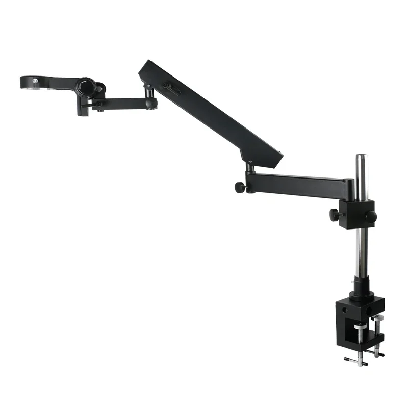 Articulated Arm Clamp Stand Adjustable 76mm Focusing Holder Eakins Zoom Trinocular/Binocular Stereo Microscopio Boom Bracket