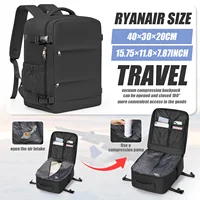 Mochila de vacío Ryanair 40x30x20, mochila de viaje, bolsa de cabina WizAir de negocios de corta distancia, bolsa para ordenador portátil de 15,6 "", mochila de ocio para hombres