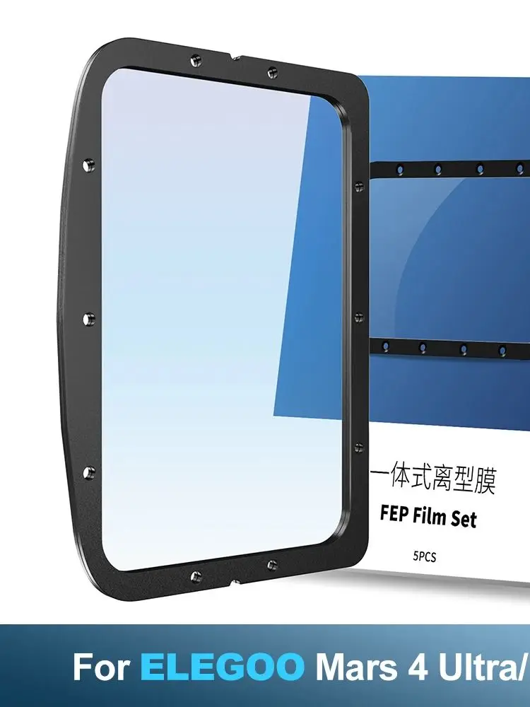 Mars 4/Mars 4 Ultra FEP Film résine Vat FEP mises à niveau accessoires d'imprimante 3D pour ELEGOO Mars 4/Mars 4 Ultra UV DLP LCD