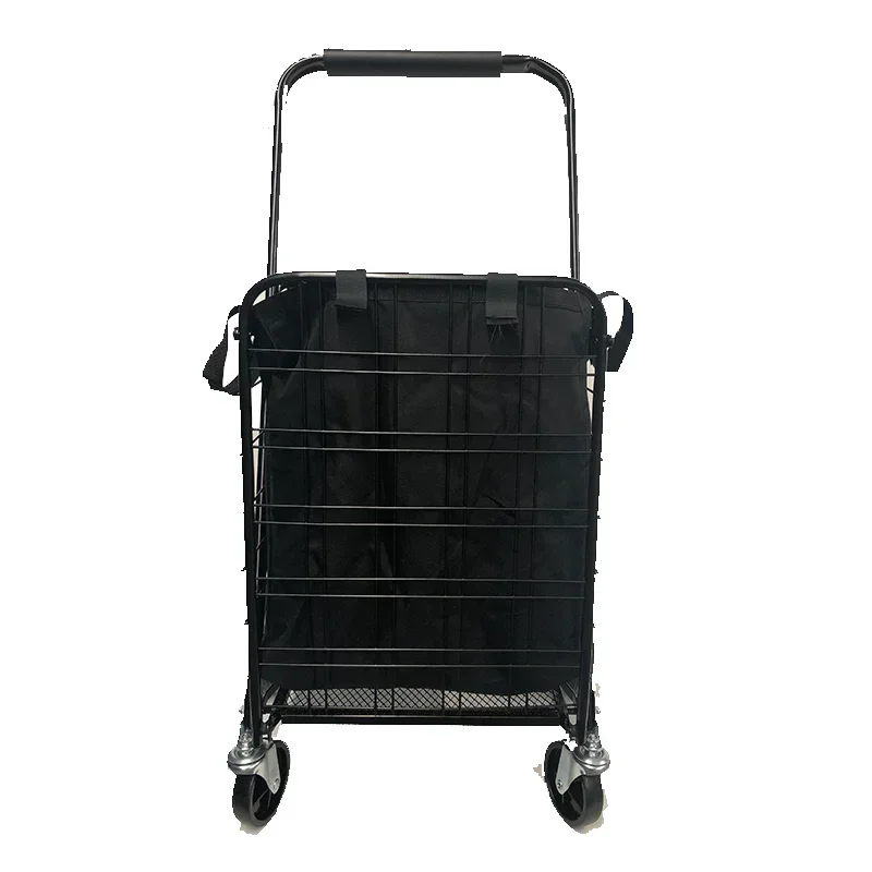 Camping Portable Folding  Luggage Truck Shopping Trolleys Bag Seat