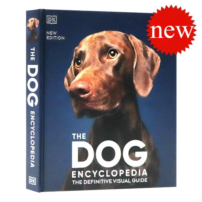 Dog Encyclopedia English Illustrated Guide Book 360P Dog Care Tutorial Reference Book Breed Identification Training