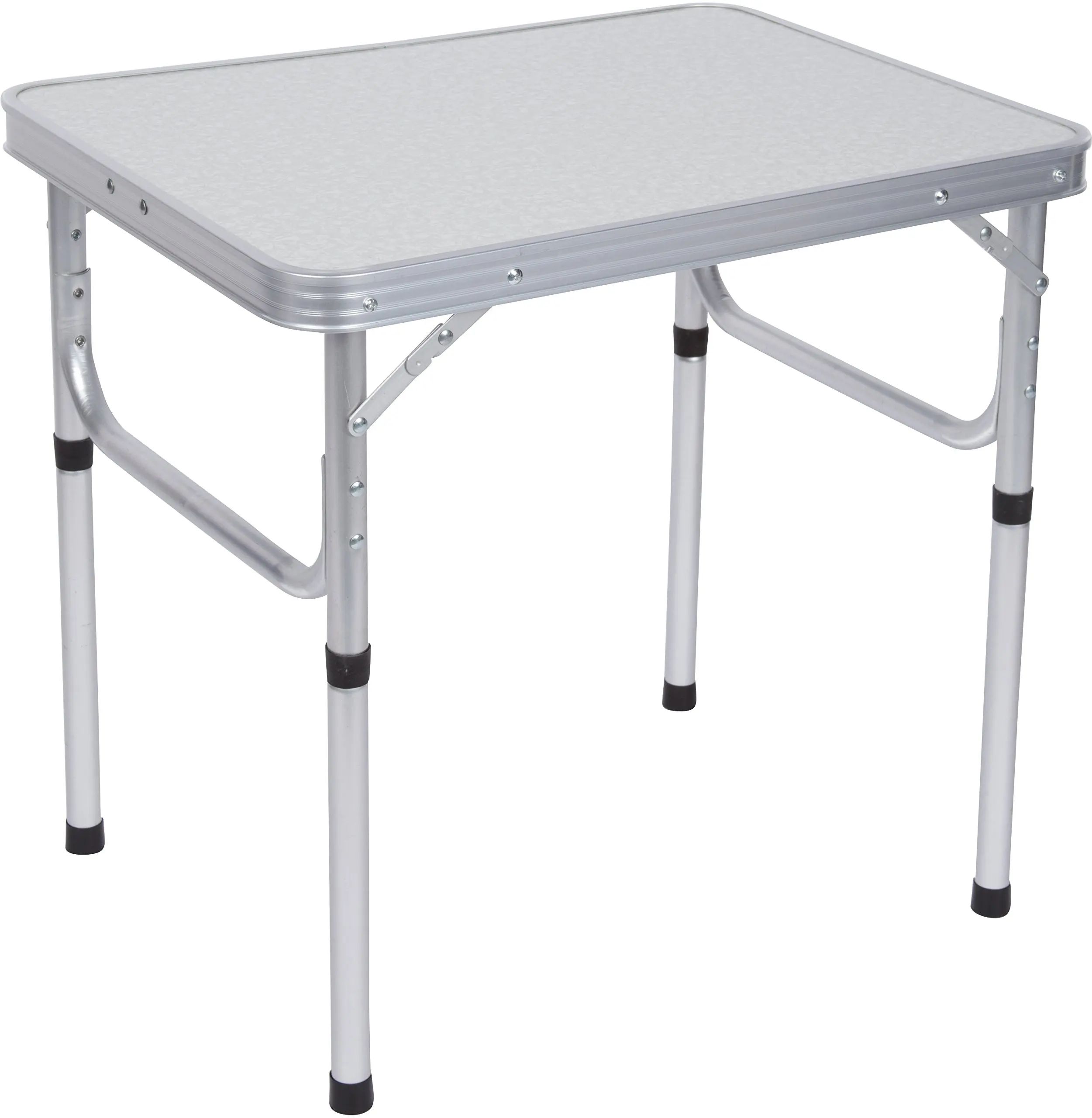 

Aluminum Portable Folding Camp Table With Carry Handle White