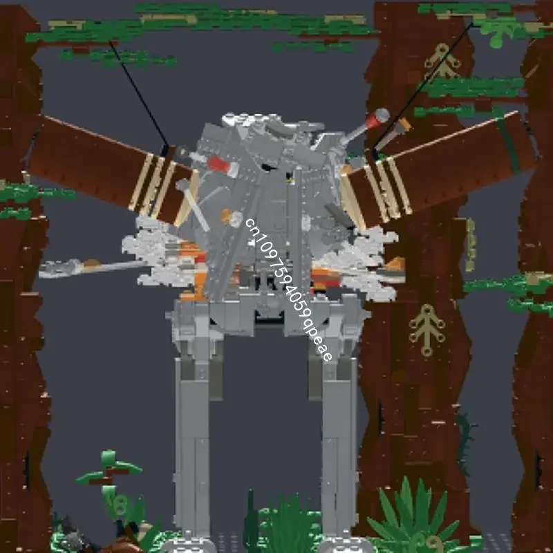 Nouveau 1538 pièces célèbre film de combat étoile Moc attaque à Takedown modèle Puzzle personnalisé bricolage idées créatives enfant jouet cadeau d'anniversaire