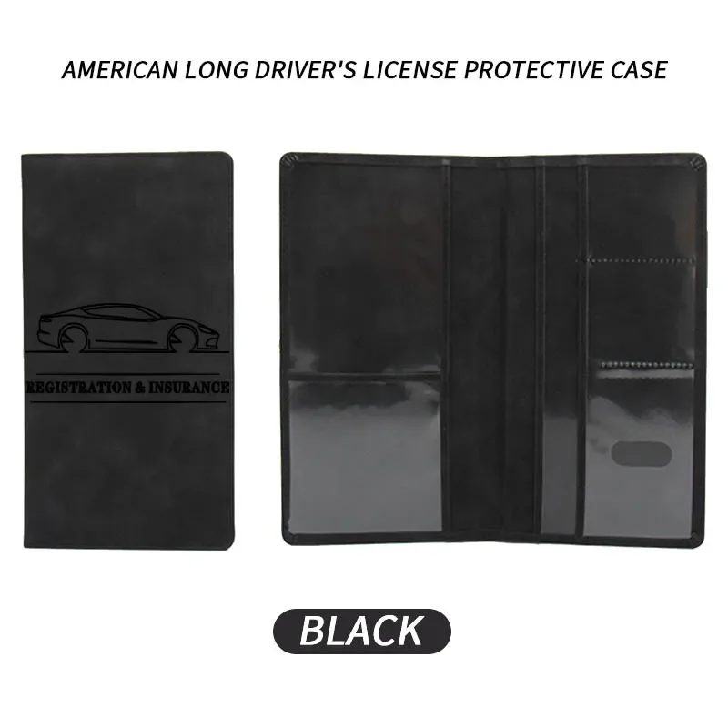 New Version Driver's License Set Card Set Long Multi-functional Holder Badge Case Package Folders Accessories