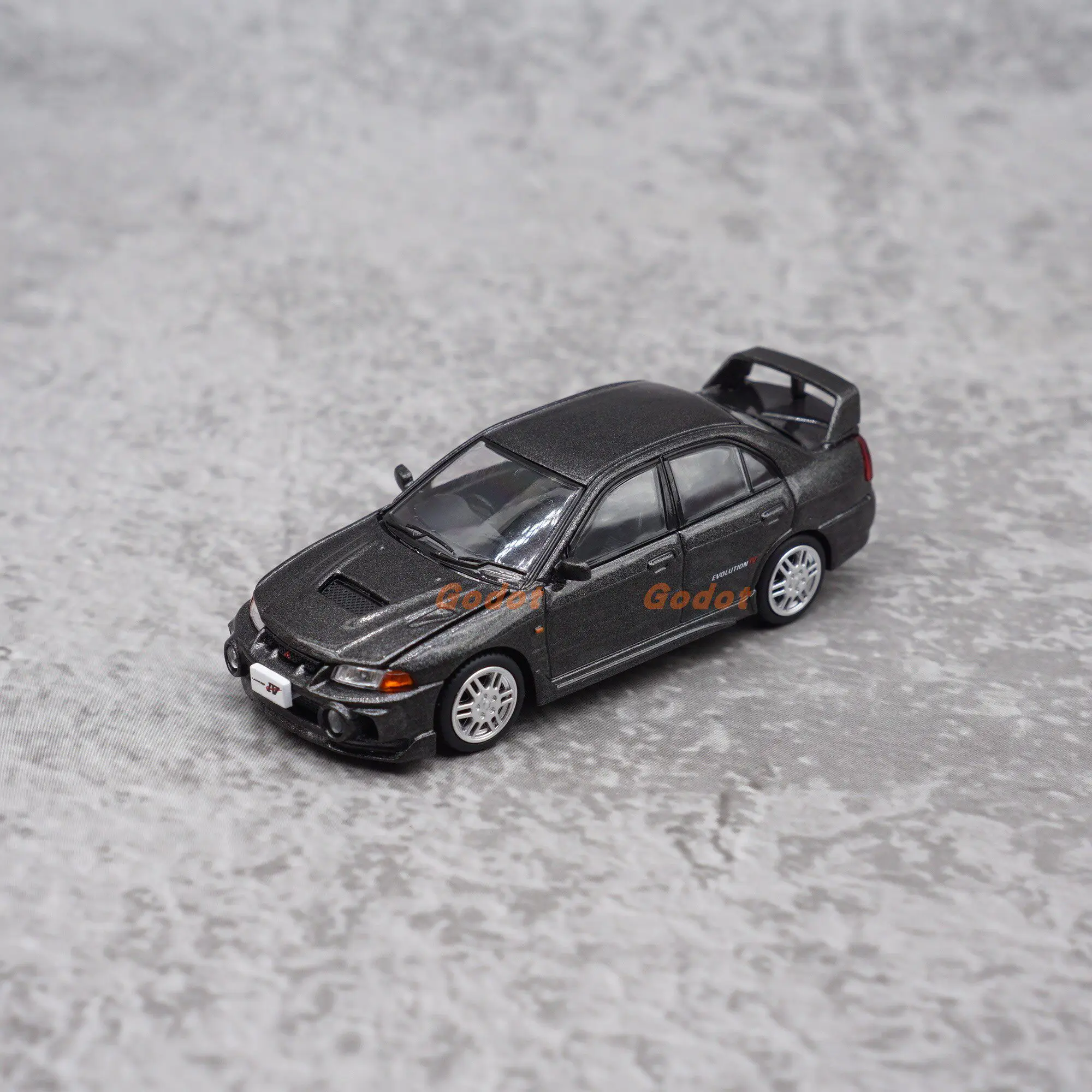 ポップレース-1-64スケール-ダイキャスト合金製-三菱ランサーエボリューション-evo-おもちゃの車-モデル-クラシック-大人向けギフト-記念品-静態ディスプレイ