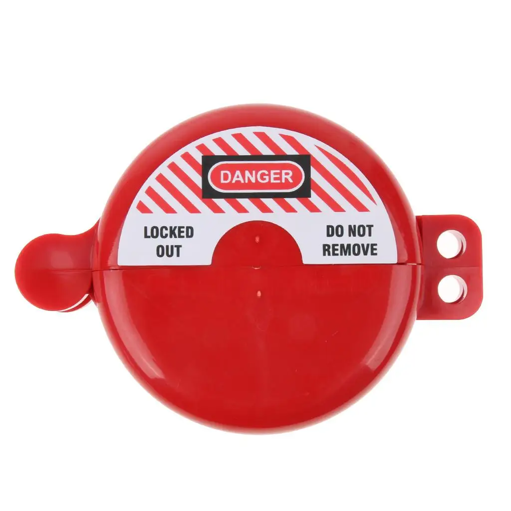 Gate Valve Cable Lockout Red Polystyrene Metal Cable Device Safety Lockouts for Industrial Equipment Protection