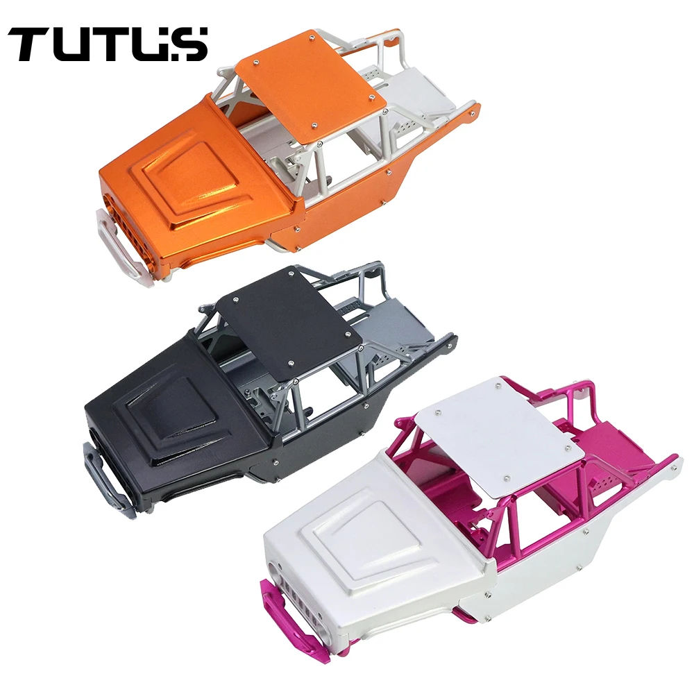 

CNC Aluminum One Piece Frame Rock Cage for 1/24 SCX24 Ripper - RC Crawler Chassis Upgrade Parts