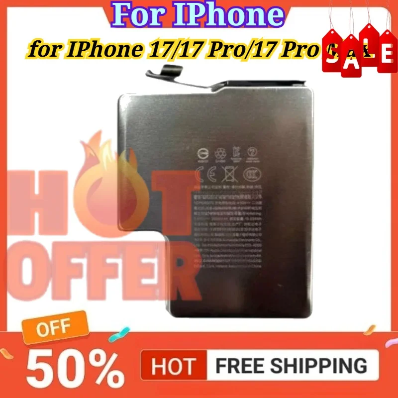 for IPhone 17/17 Pro/17 Pro Max Mobile Phone Battery
