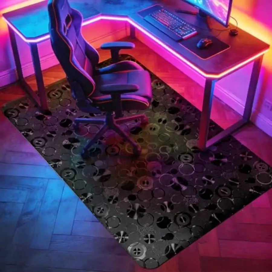 

Office Chair Mat for Hardwood Floor36"x55" Office Chair Mats Anti-Slip Computer Chair Mat for Gaming Rolling Chair Desk Chair