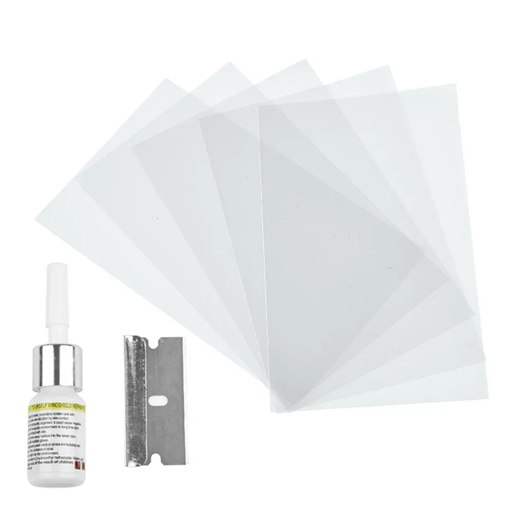 3 ml Auto Windschutzscheibe Windschutzscheibe Flügel Glas Reparatur Harz Kit Auto Glas Werkzeuge Kit Hohe Reparatur Festigkeit Auto Windschutzscheibe reparatur