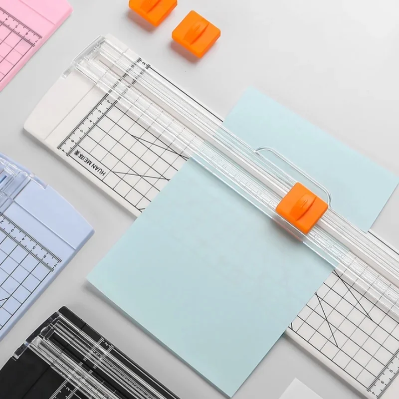 Double Direction Portable Paper Cutter, A3 A4 A5 Photo Paper Trimmer, School Office Student Handbook Making Stationery,Christmas