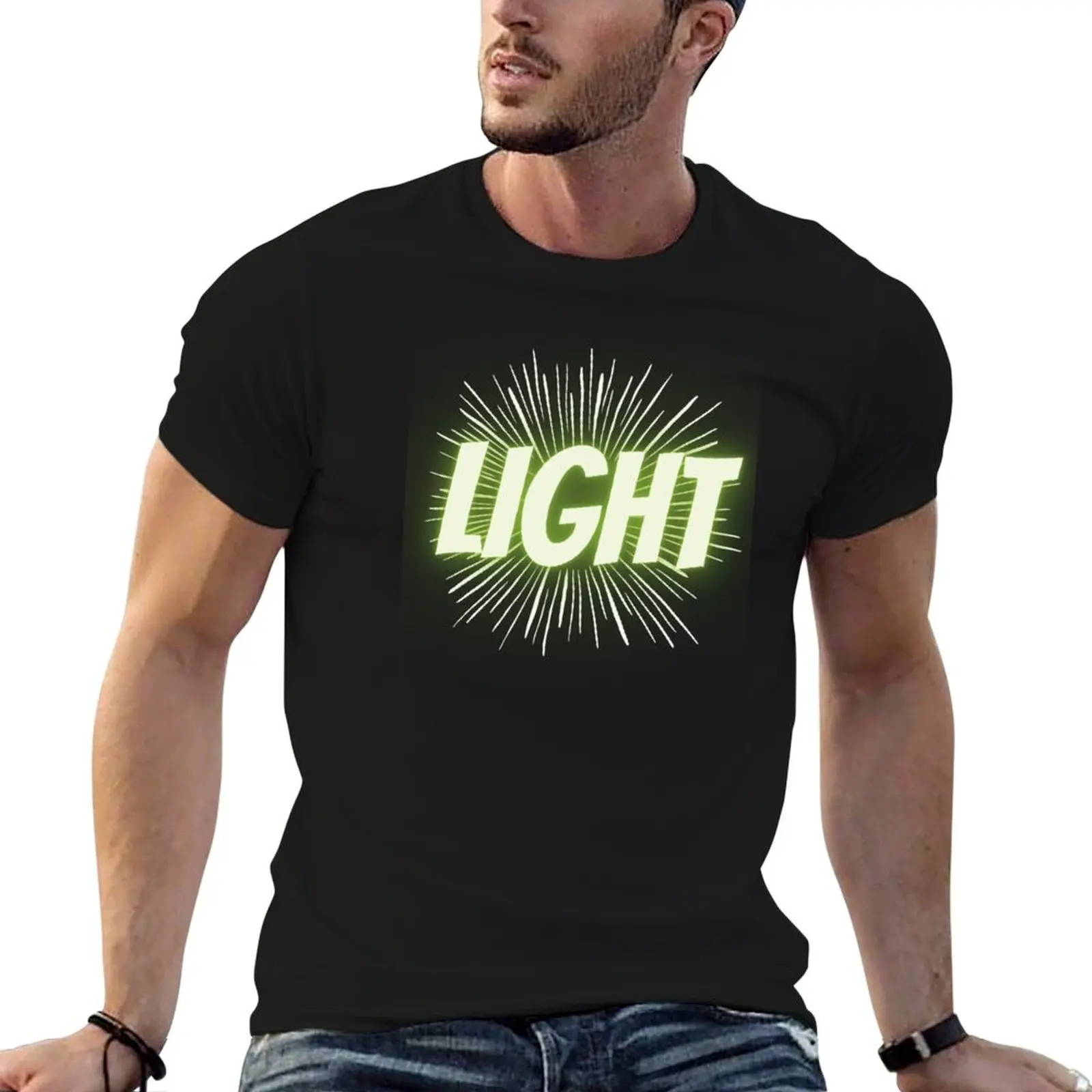 

Explosion of the Light T-Shirt man graphic t shirt t shirts for man slim fit t shirts designer T-shirt