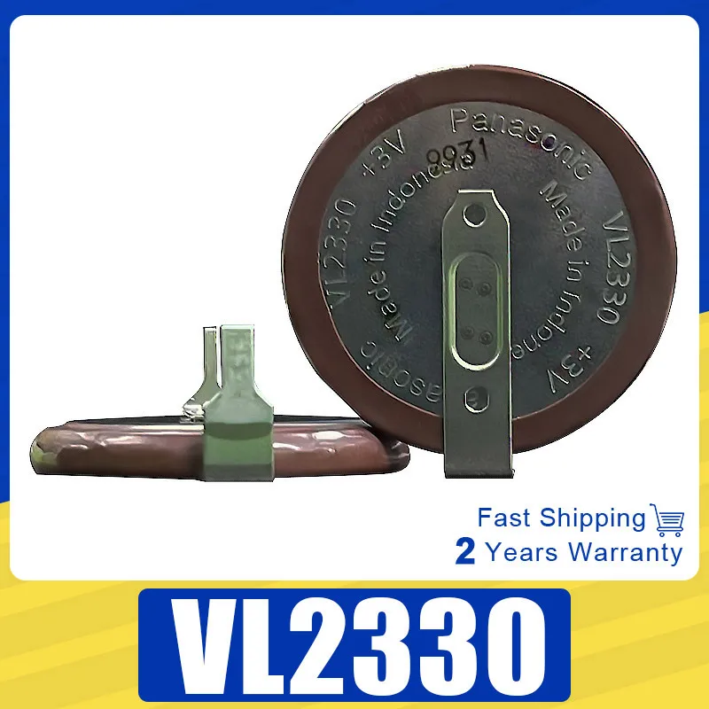 

Brand-New 3V ML2330 VL2330 50mAh 180 Degrees Legs Rechargeable Lithium Battery For Panasonic BMW Car Key Electric Toy Clock