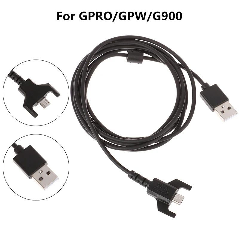.8M Durable USB Charging Mouse Cable Weaving Wire For G900 G903 G703 G Pro Wireless Gaming Mouse 180cm