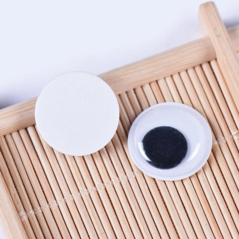 50-500 Stück Selbstklebende Bewegliche Augen 6-30mm Bewegliche Cartoon-Tier-Augen für DIY-Bastelarbeiten, Handgemachtes Spielzeug, Scrapbook-Zubehör – Detail 3