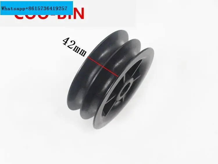 For Hangzhou Forklift 3-3.5 Ton Tubing Pulley Double Groove Pulley Side Shift Tubing Guide Plastic Pulley Forklift accessories