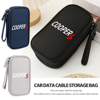 Portable Car Digital Storage Bag Data Cable Protector Cover Waterproof Tool Bags For MINI One JCW Cooper R53 R52 R50 Clubman