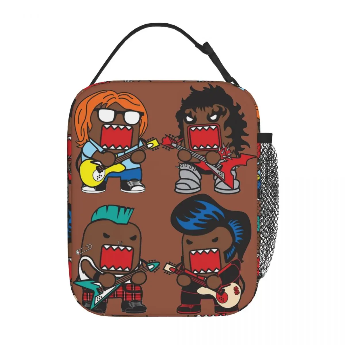 

Domo Kun Rockers Insulated Lunch Bag Cooler Bag Lunch Container Portable Tote Lunch Box Men Women Office Travel