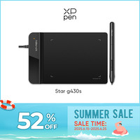 XPPen Star G430S Graphics Tablet 4x3 Inch Digital Drawing Tablet 8192 Levels Mini Tablet for OSU Game with Battery-free Stylus