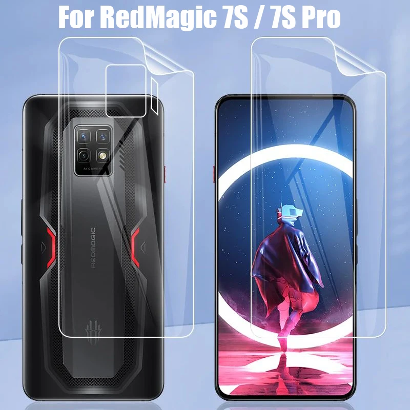 2 قطعة فيلم هيدروجيل ماتي ل Nubia RedMagic 7S واقي للشاشة ل Red Magic 7S Pro 7SPro طبقة رقيقة واقية لينة