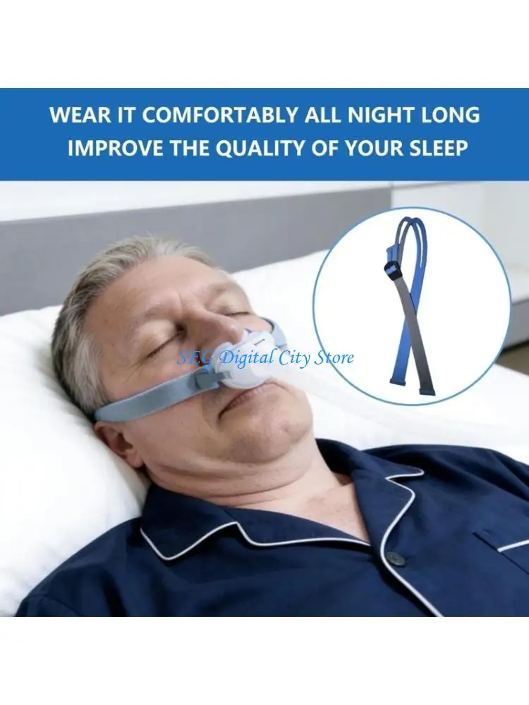 U75B Headband for P10 Nasal Pillow N30 CPAP Masks Soft Silicone Comfortable Washable