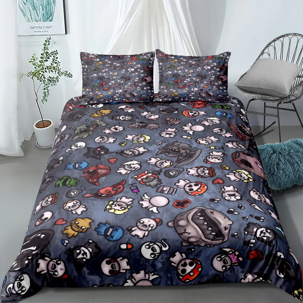 The Binding of Isaac Duvet Cover Set King Queen Double Full Twin Single Bed Linen Set