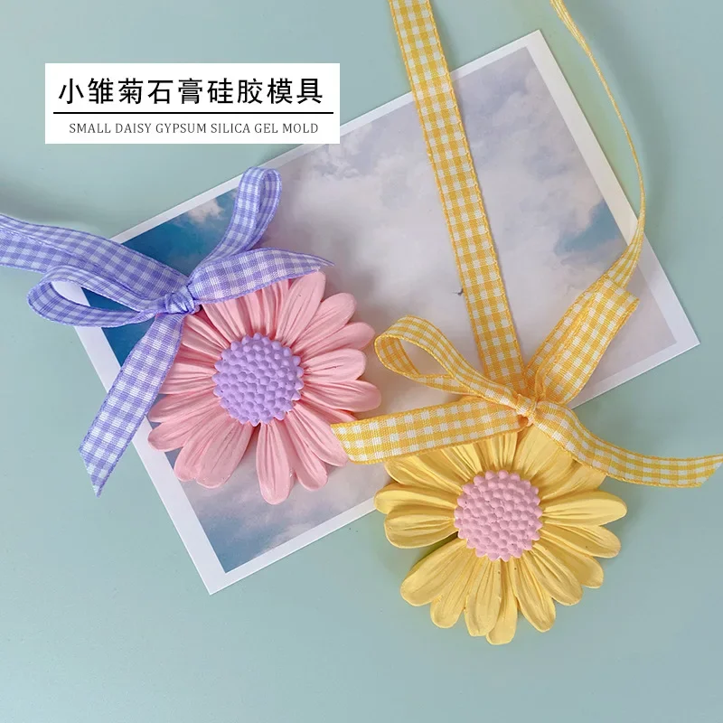Daisy Aromatherapy Plaster Listed Silicone Mold Air Outlet Car Diffuser