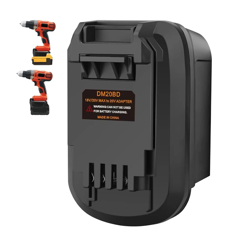 

Battery Adapter for DeWalt for Milwaukee 18V/20V Li-ion Battery Convert to for Black and Decker 18V 20V Drill Driver Power Tools