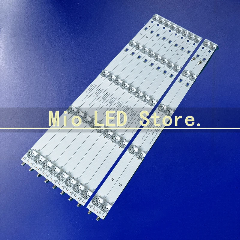 

10Pcs/Set LED Backlight Strip For LED55D05A-ZC29AG-02 LED55D05B-ZC29AG-02 DLALU55C51 LS55AL88A81TK55ZM LC546PU1L01 KX55