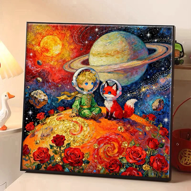 

Алмазная вышивка 5D «Принц Роза»: мультяшный аниме-дизайн, ручная работа, DIY, современный простой стиль, подходит для спальни