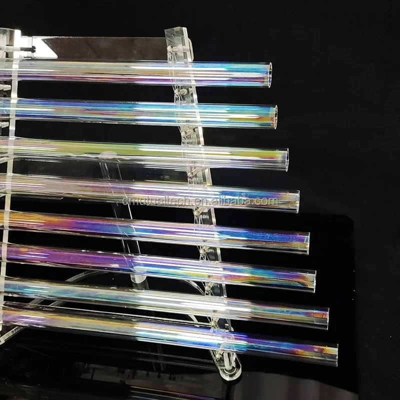 Aurora Crystal Harp Quartz 432Hz 8 Tone Chakra Sound Therapy Singing Cristal Harpe Sound Healing Musical Instruments with Bag
