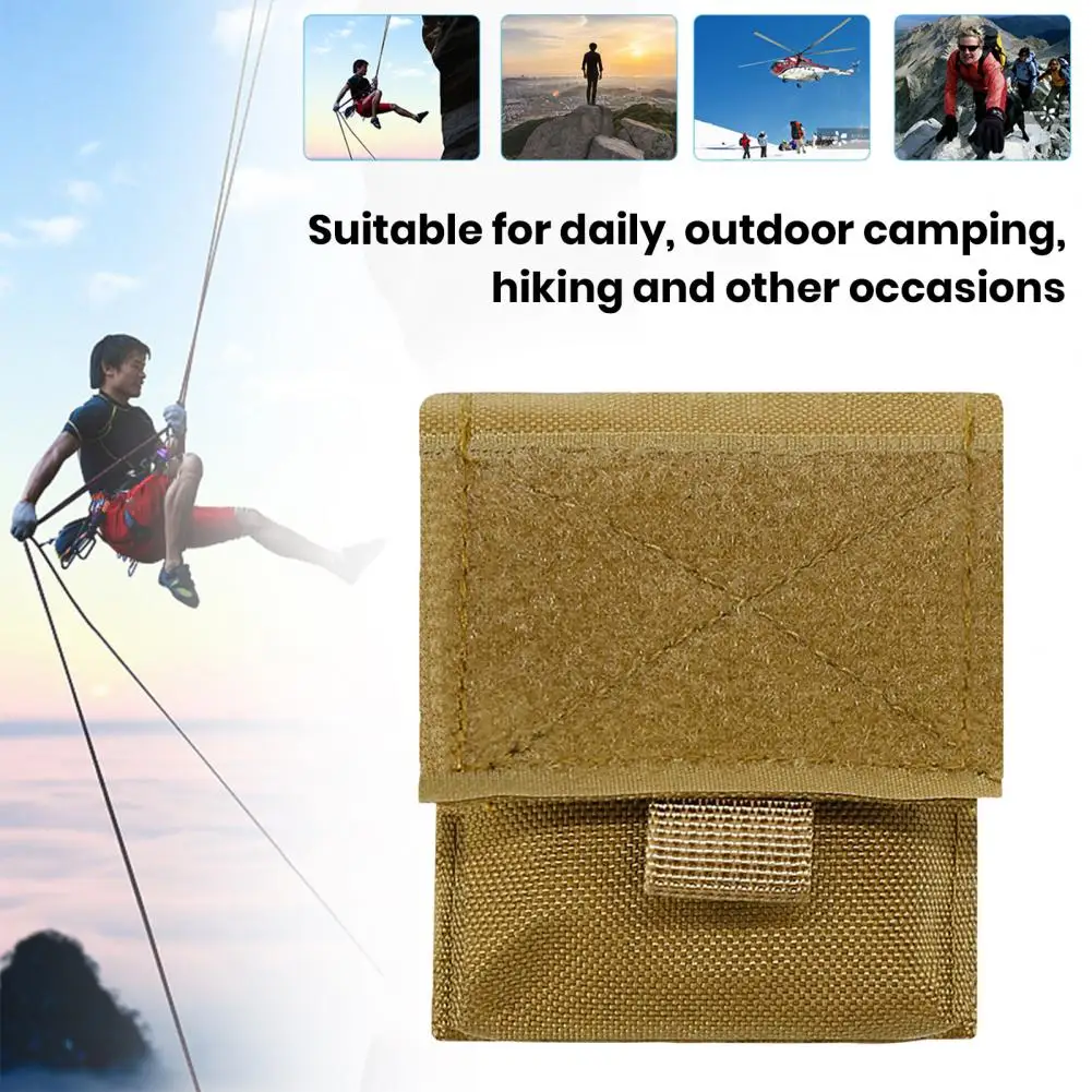 Waterproof Storage Bag Camouflage Print Waterproof Outdoor Storage Bag with Multi-purpose Fasten Tape Portable Hanging for Cards