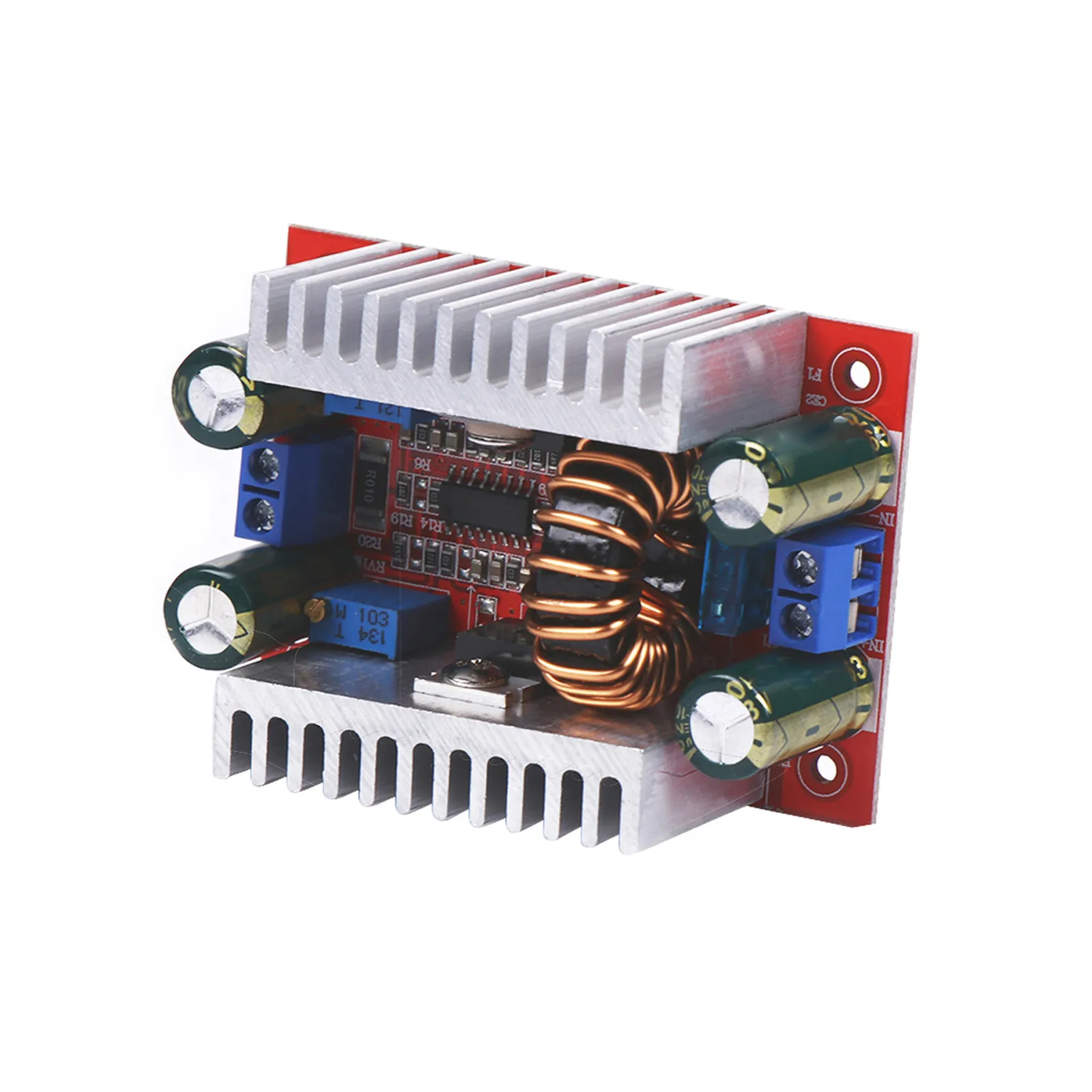 400W Dc-Dc Step-Up Power Supply Module Constant Current Boost Converter LED Driver High Efficiency Heat Sink Design
