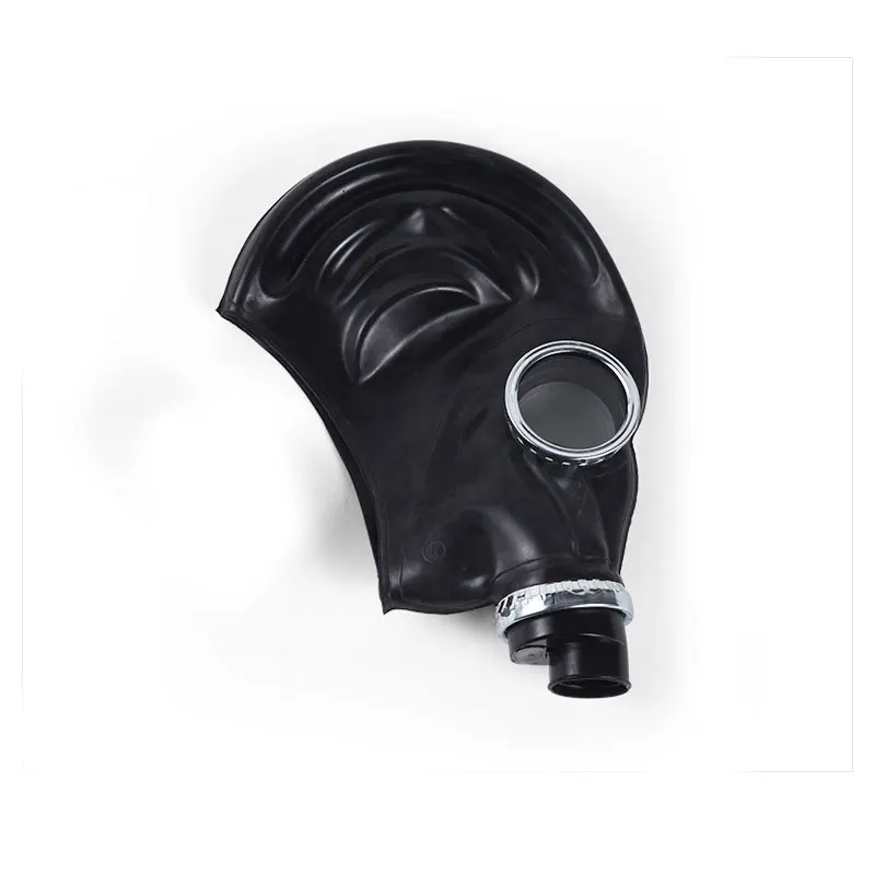 Silica Gel Gas Mask Fetish Latex Rubber Mask Hood Breath Control Conquer Choking Headgear Cosplay Costume Party Wear