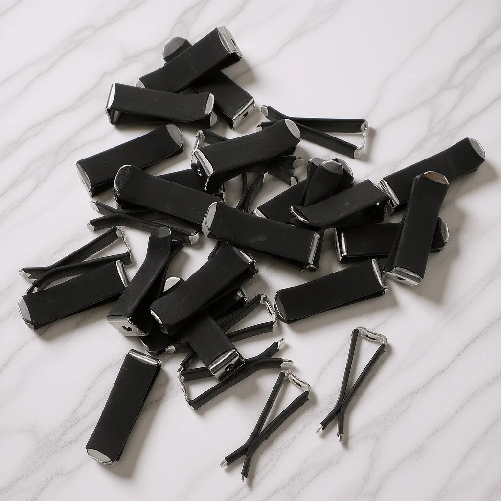 

30 Pieces Car Vent Clamp Metal Fragrance Holder 22Mm Arc Screw Hole for Automotive Air Outlet Clips Black Color Scheme